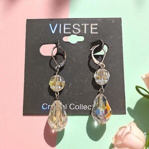 Vieste Dazzling Crystal Drop Earrings